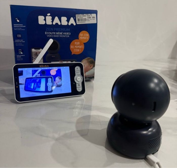 BÉABA Babyphone écoute-bébé Vidéo Zen Premium night blue. - photo numéro 4