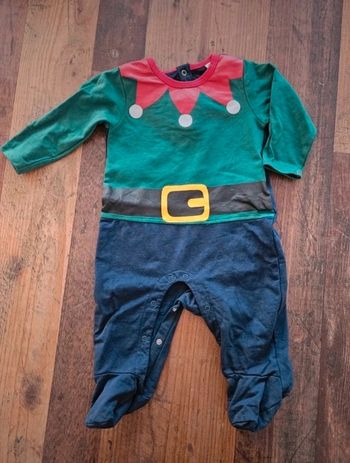 Pyjama Lutin de Noël 12mois