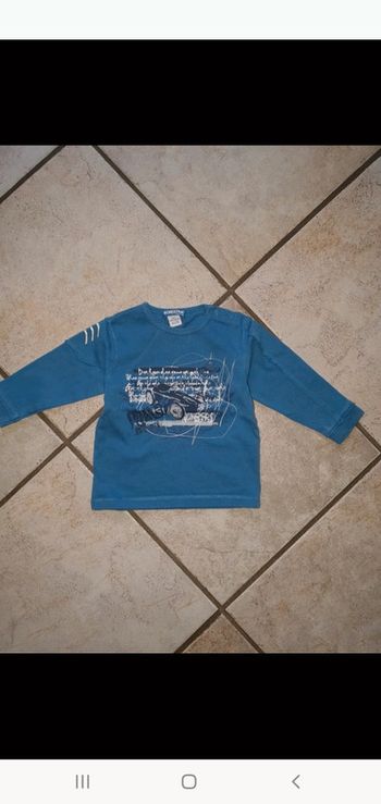 Tee-shirt manches longues garçon 6mois