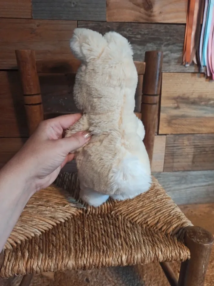 Peluche lapin hochet Boulgom vintage tbe - photo numéro 5