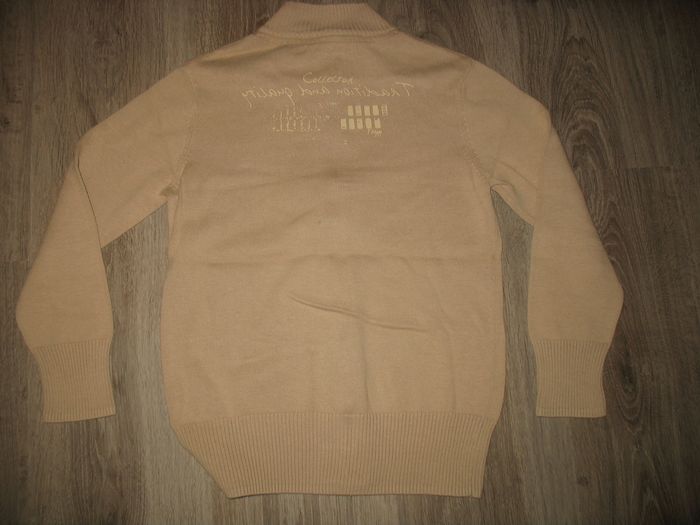 GILET FIN BEIGE GARÇON "ORCHESTRA" - 10 ANS - n°02 - photo numéro 3