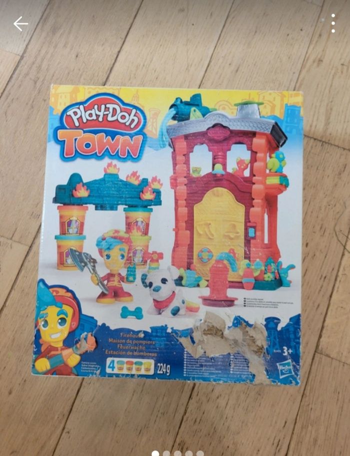 Coffret play doh pompier pâte à modeler