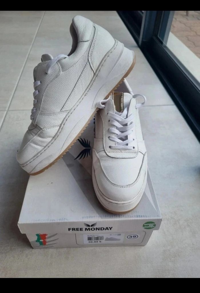 Baskets sneakers blanches - photo numéro 3