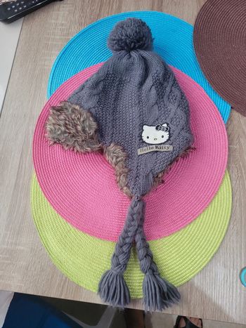 Bonnet Hello Kitty 8/12 ans