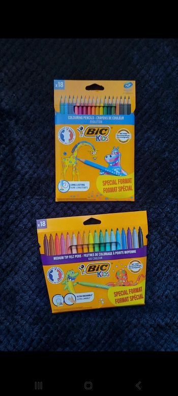 Feutres et crayons bic kids (18)