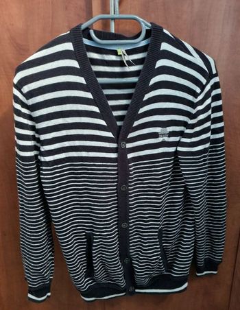 Gilet à rayures 12ans