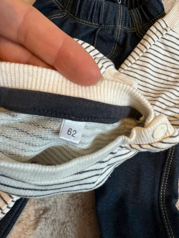Ensemble Jeans et pull rayé 3 mois - photo numéro 4