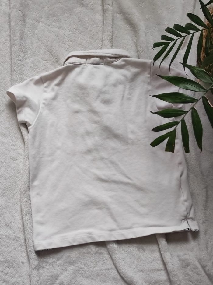 Polo blanc 5ans - photo numéro 2