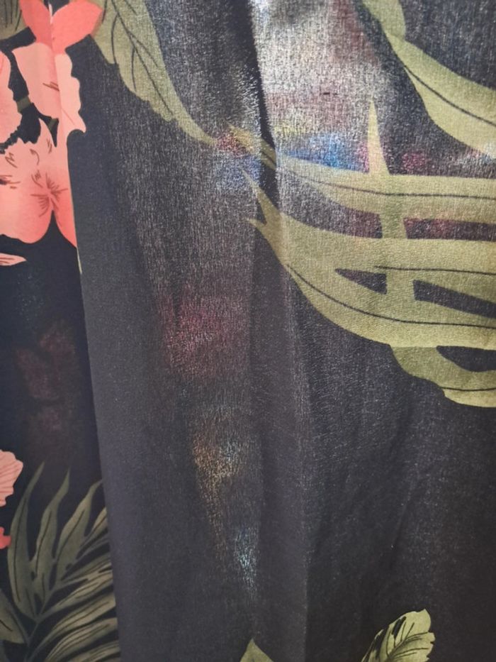 Belle Veste fine et légère kimono, motifs floraux- T40 / L - Shein - photo numéro 6