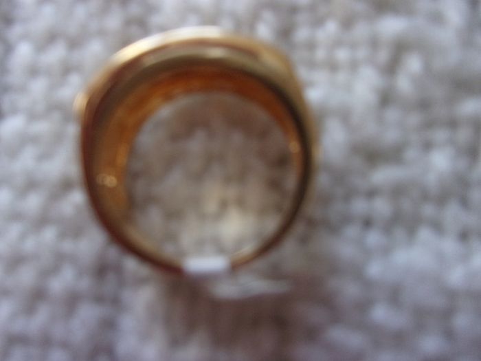 Bague plaqué or taille 56 - photo numéro 2
