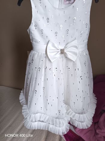 Robe blanche taille 2 ans 