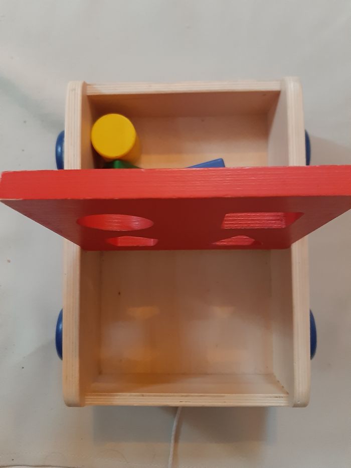 Chariot à tirer - boîte à formes - oxybul - photo numéro 10