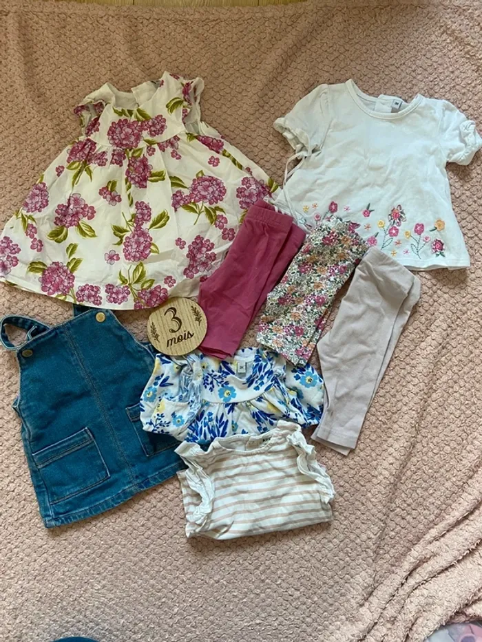 Lot 3 mois été fille