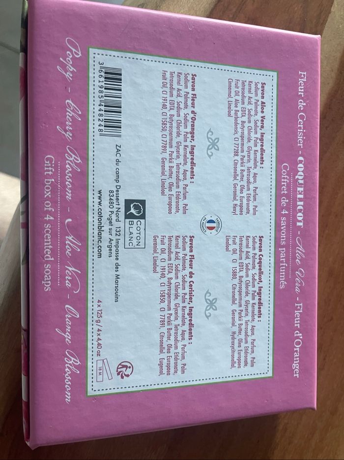 Savon de Marseille au parfum de grasse - photo numéro 4