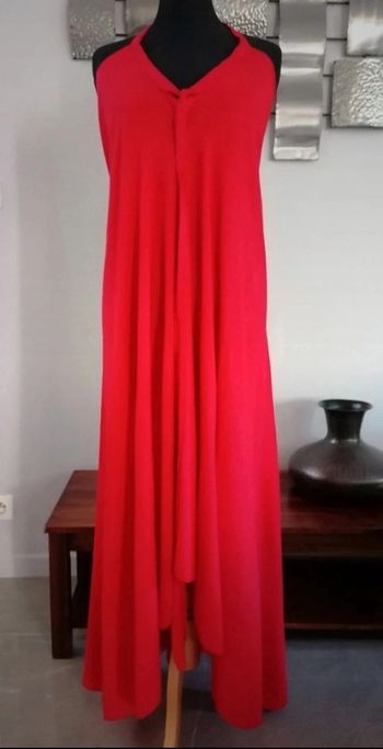 Robe rouge longue dos nu Taille S/M