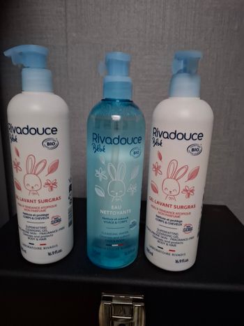 Lot de 2 gels lavant surgras et 1 eau