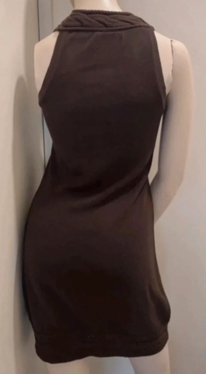 Jolie robe marron Cache Cache taille 38 - photo numéro 2
