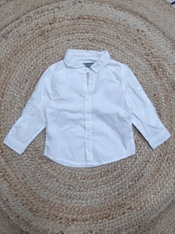 Chemise manches longues blanche Orchestra 12 mois