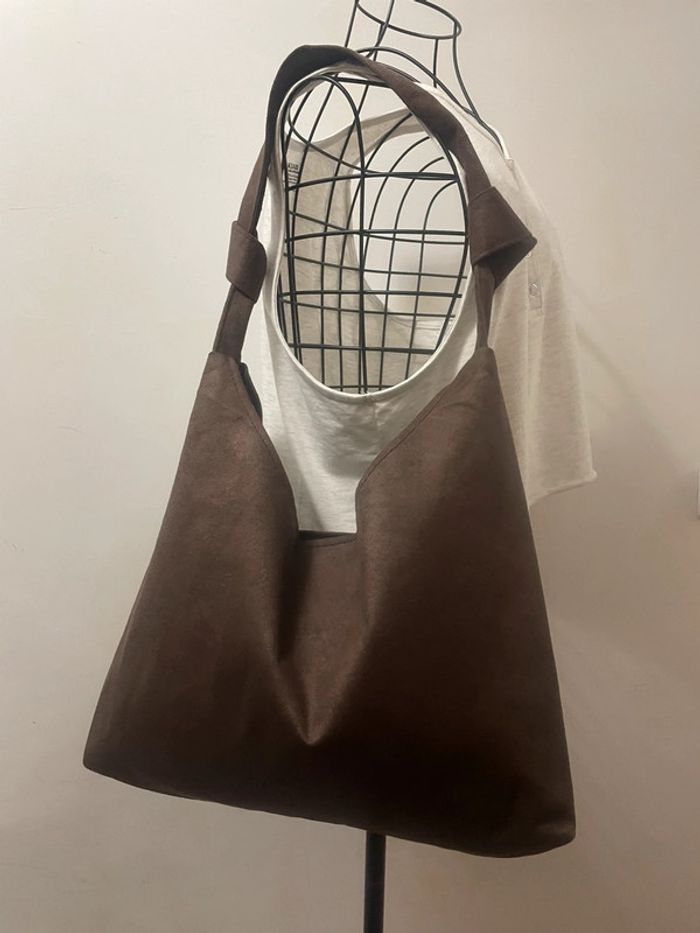 Sac Fourre-Tout marron Vintage, sac neuf - photo numéro 13
