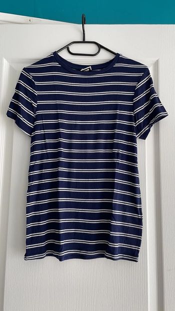 Teeshirt rayé bleu