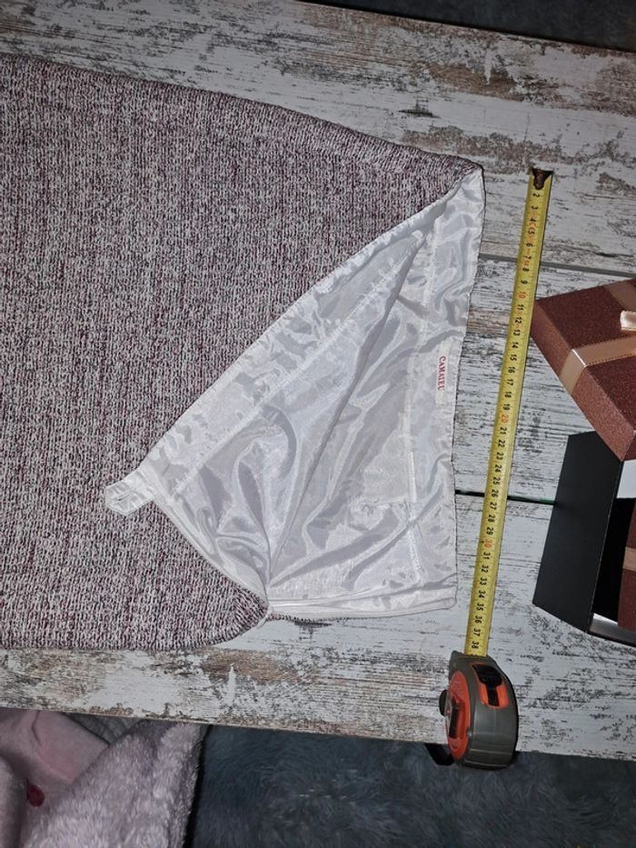 Jupe cintrée à frange camaïeu - photo numéro 5