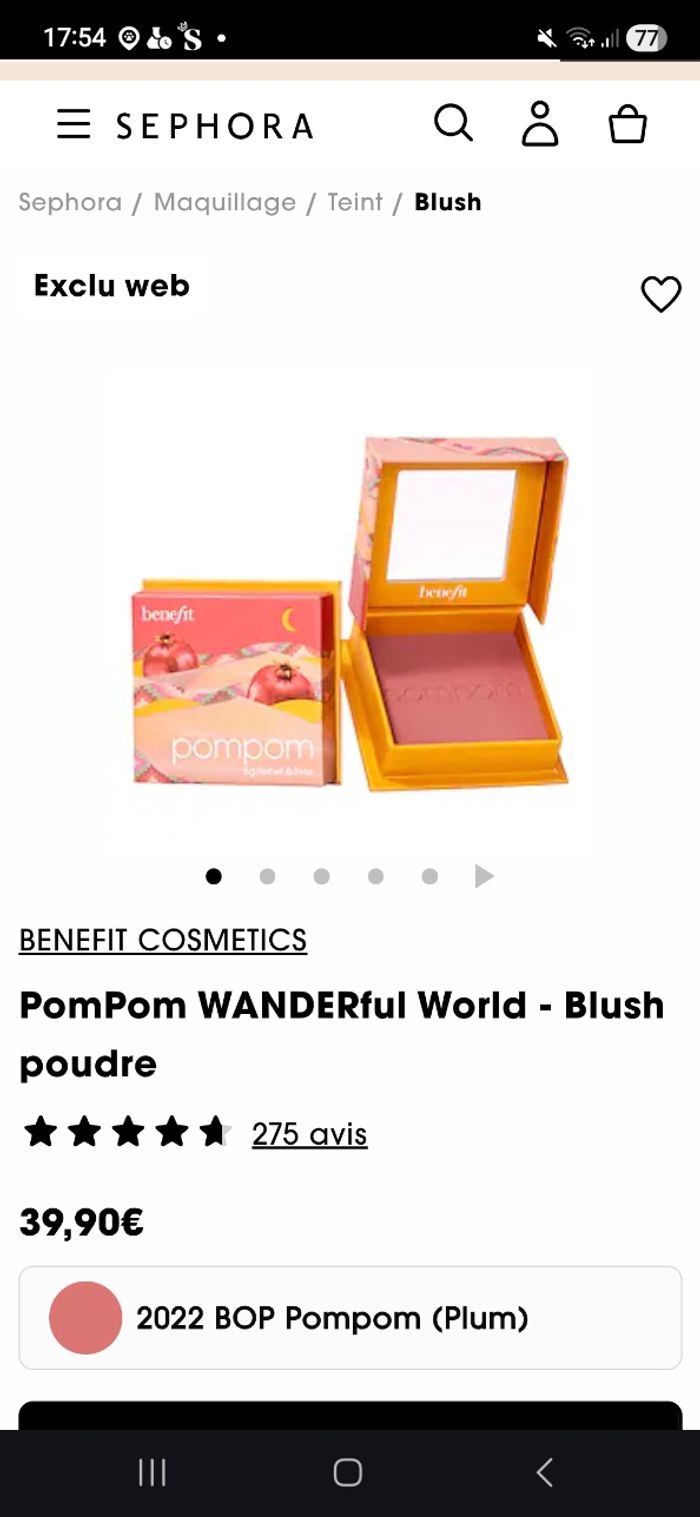 Blush Pompom benefit - photo numéro 3