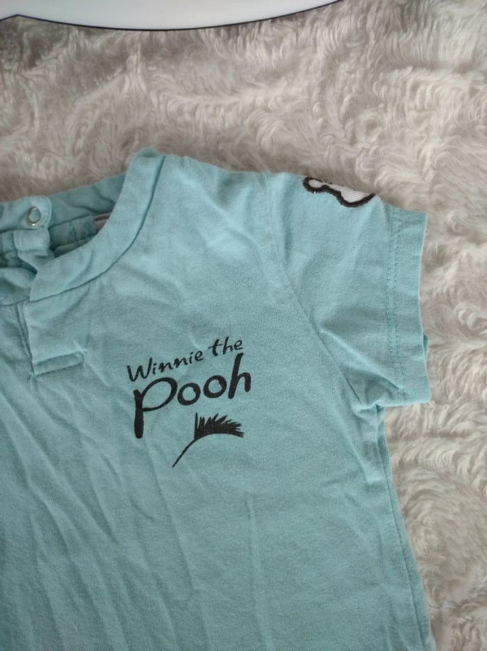 Tee shirt manches courtes Garçon 9 mois Winnie Disney Baby 100% coton Kiabi - photo numéro 4