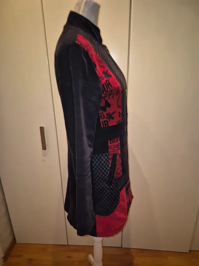 Manteau velour desigual - photo numéro 3