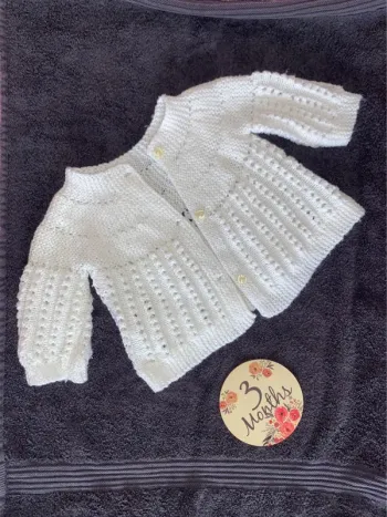 Gilet en laine blanc
