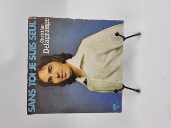 Vinyle 45 tours Christian Delagrange : Sans toi je suis Seul avec fourreau