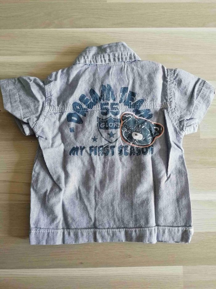 Chemise manches courtes taille 3 mois - photo numéro 2