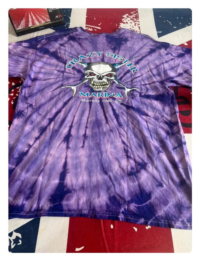 T-shirt Gildan taille S violet Tye&Die - photo numéro 9