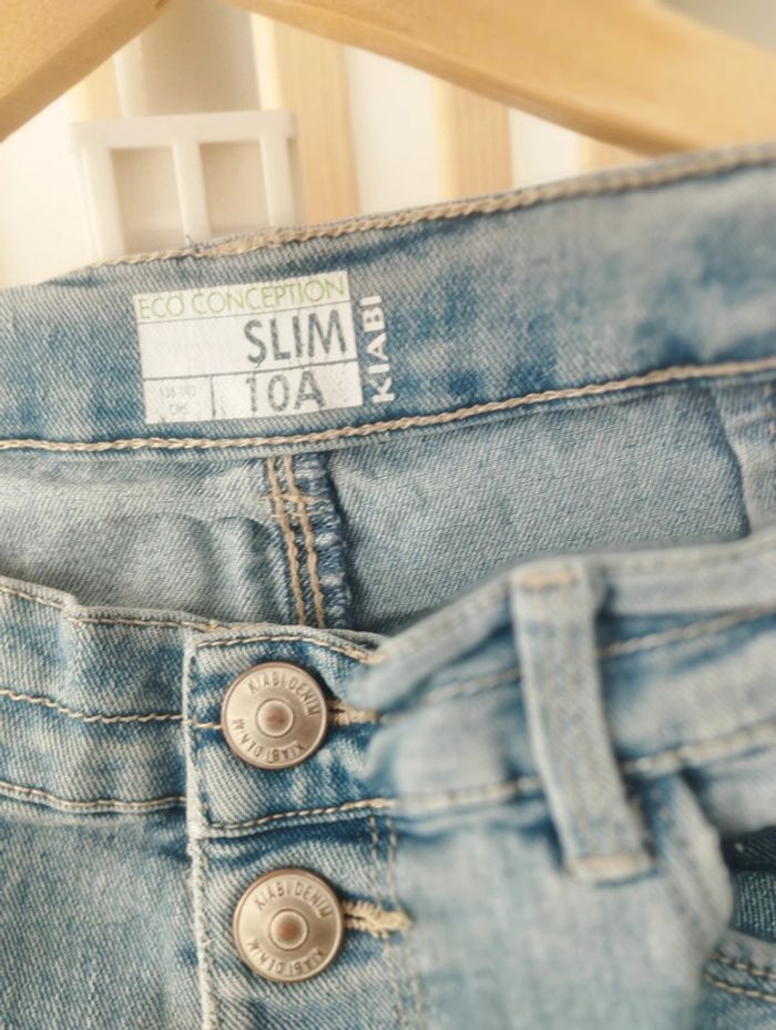 Lot jeans Kiabi 10ans - photo numéro 4