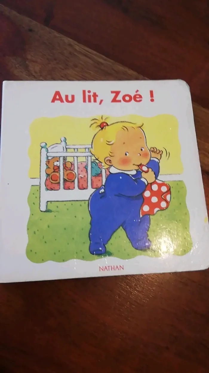 Livre "Au lit, Zoé"