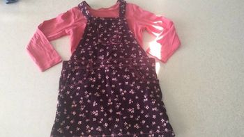 Ensemble haut + robe 2 ans fille