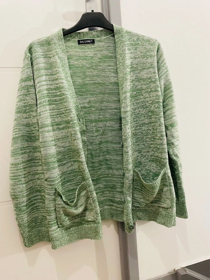 Gilet vert clair femme taille 42/44 - photo numéro 3