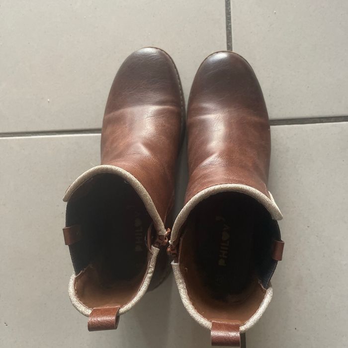 Bottines marrons