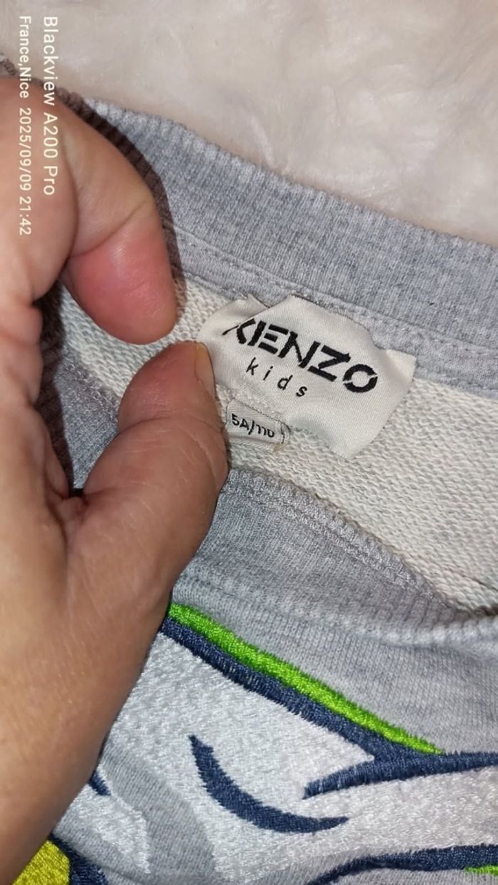 Sweat kenzo 5ans - photo numéro 3