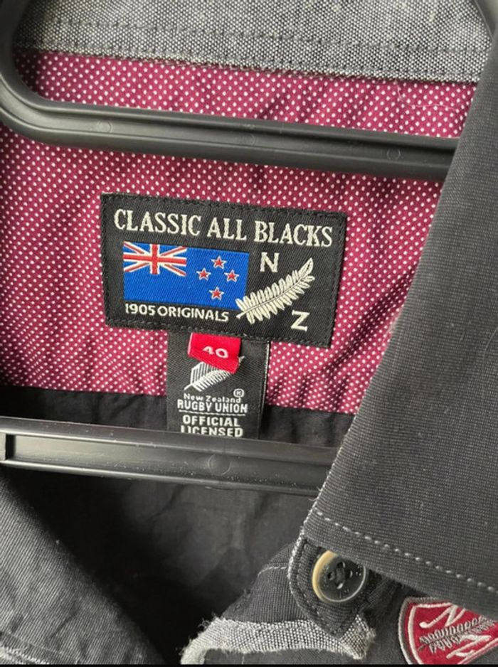 Chemise cintrée All Blacks Taille 40 - photo numéro 3