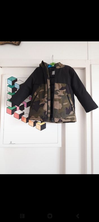 Blouson motif camouflage