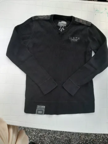 Pull noir garçon 14ans