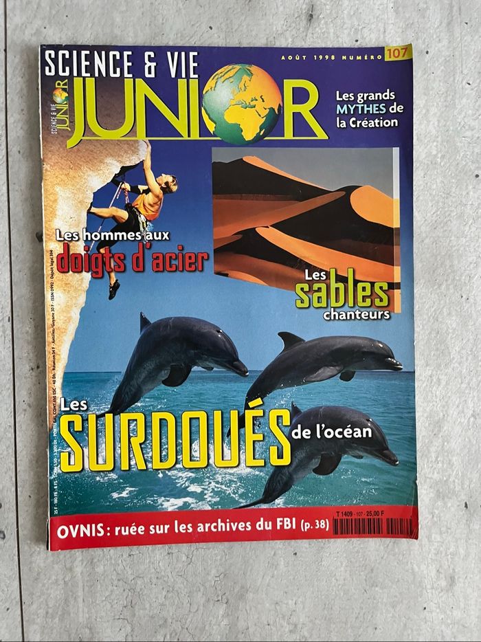 Science et Vie junior numéro 107 et 108 - photo numéro 2