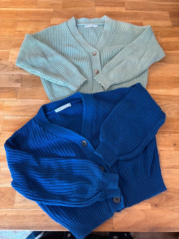 Lot 2 gilets monoprix