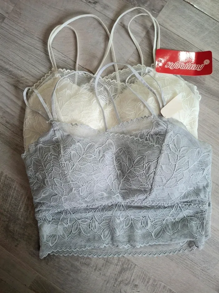 Lot 2 brassière dentelle - photo numéro 2
