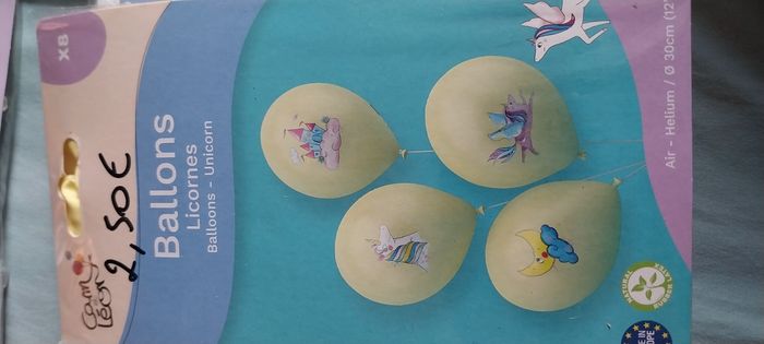 Lots anniversaires licornes pour 8 enfants - photo numéro 7