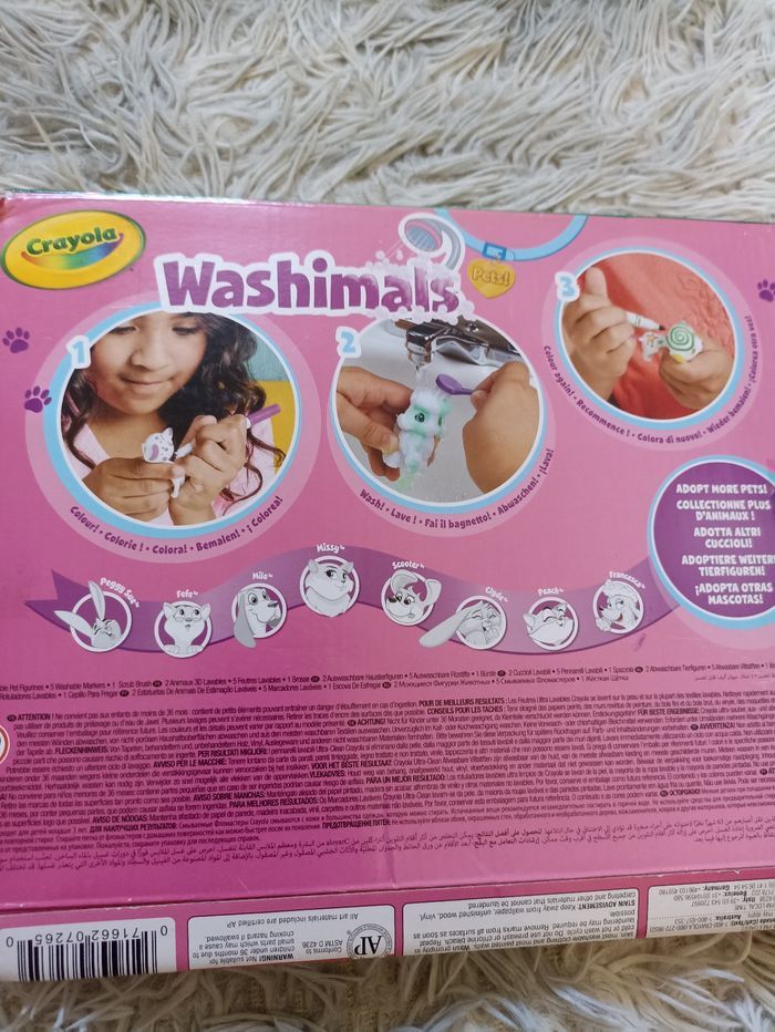 Coffret créatif Washimals Crayola mes animaux à colorier - photo numéro 2