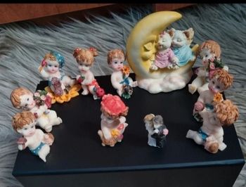 Lot 11 petites figurines vintage