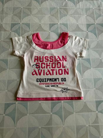 T shirt fille - 8 ans - Jin Da Lai - en très bon état