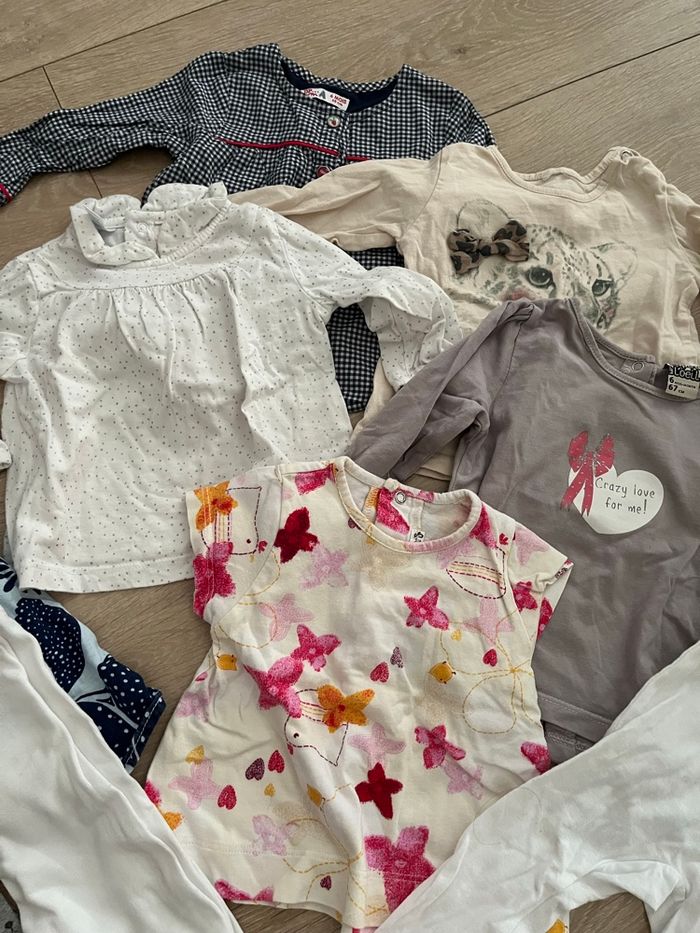 Lot 9 vêtements fille 3-6 mois