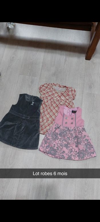 Lot robe 6mois